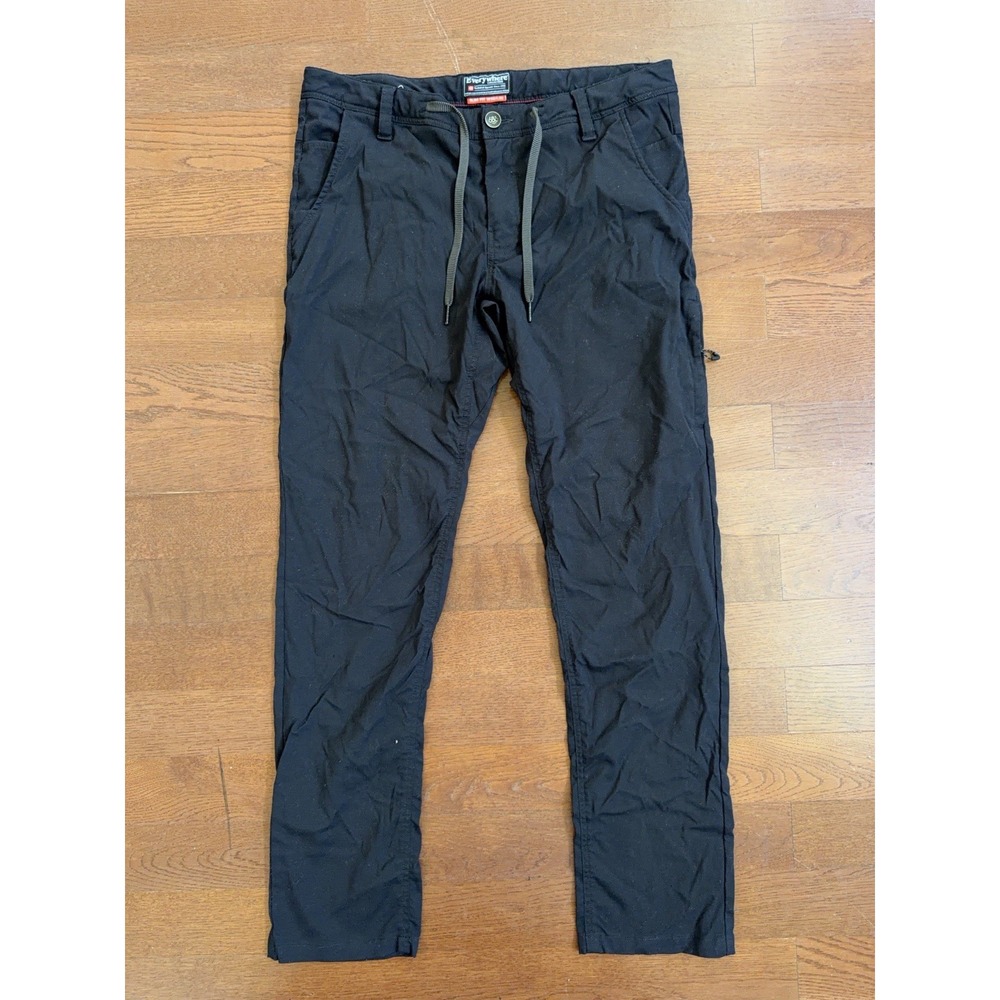 686 Pants Mens 32x31 Black Chino Everywhere Regular Fit Technical Outdoors